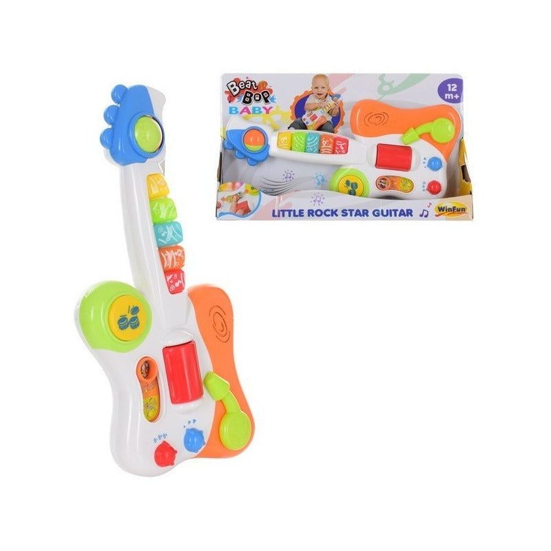 Guitarra Mini Rock Star Bebe Marca Winfun 2000