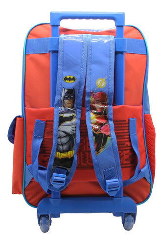 Mochila Con Carro Liga De La Justicia Lj392 Original 18''