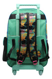 Mochila Escolar Cresko Sirenita Encanto 18p Carrito Rueditas Color Negro