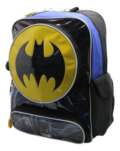 Mochila De Espalda Batman Con Luz Lj183 Dc Original 18''