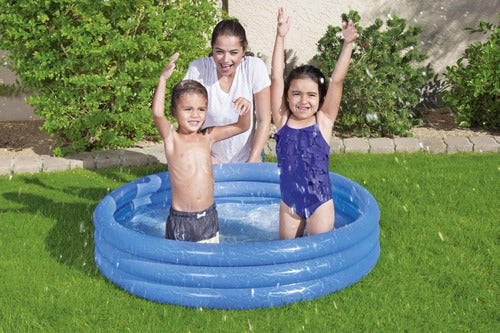 Pileta Inflable Redonda Tres Anillos 122 X25cm Bestway 51025