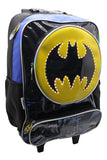 Mochila Con Carro Batman Con Luz Lj383 Dc Original 18''