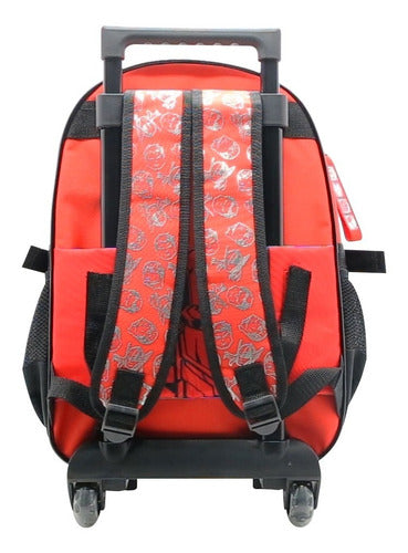Mochila Con Carro Avengers Vengadores Sp584 Original 16''
