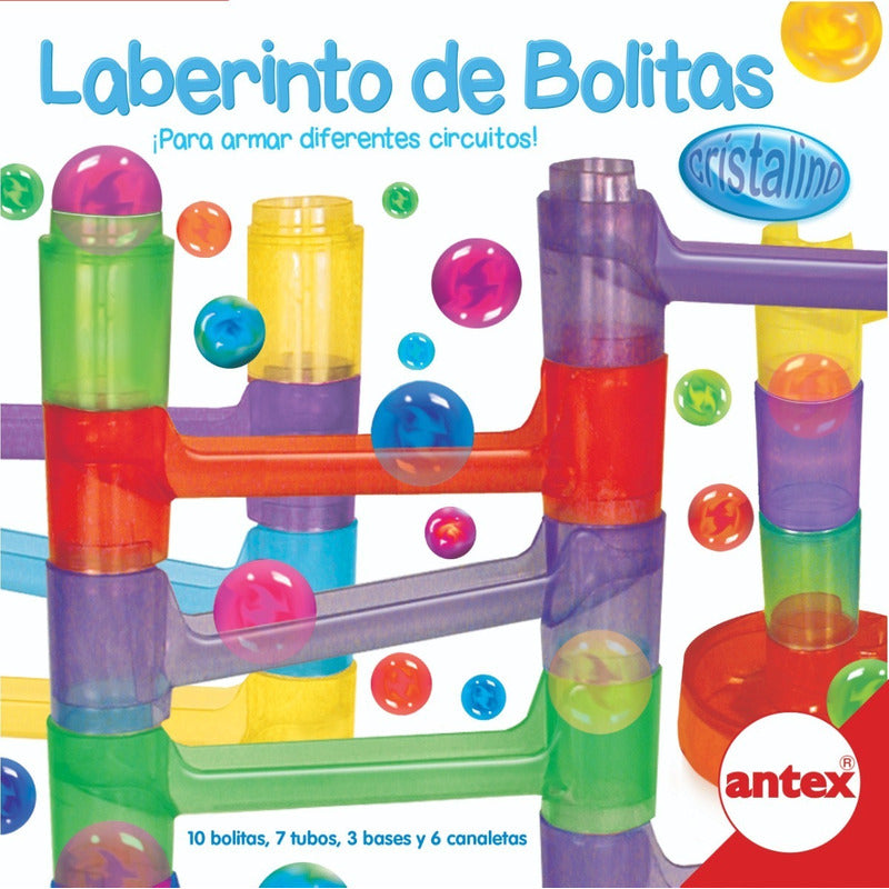 Laberinto De Bolitas Cristalino Juego De Mesa Antex 3324