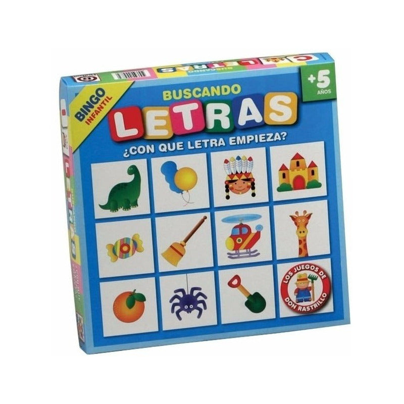 Buscando Letras Bingo Infantil Original Ruibal