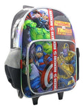 Mochila Con Carro Avengers Vengadores Sp589 Original 18''