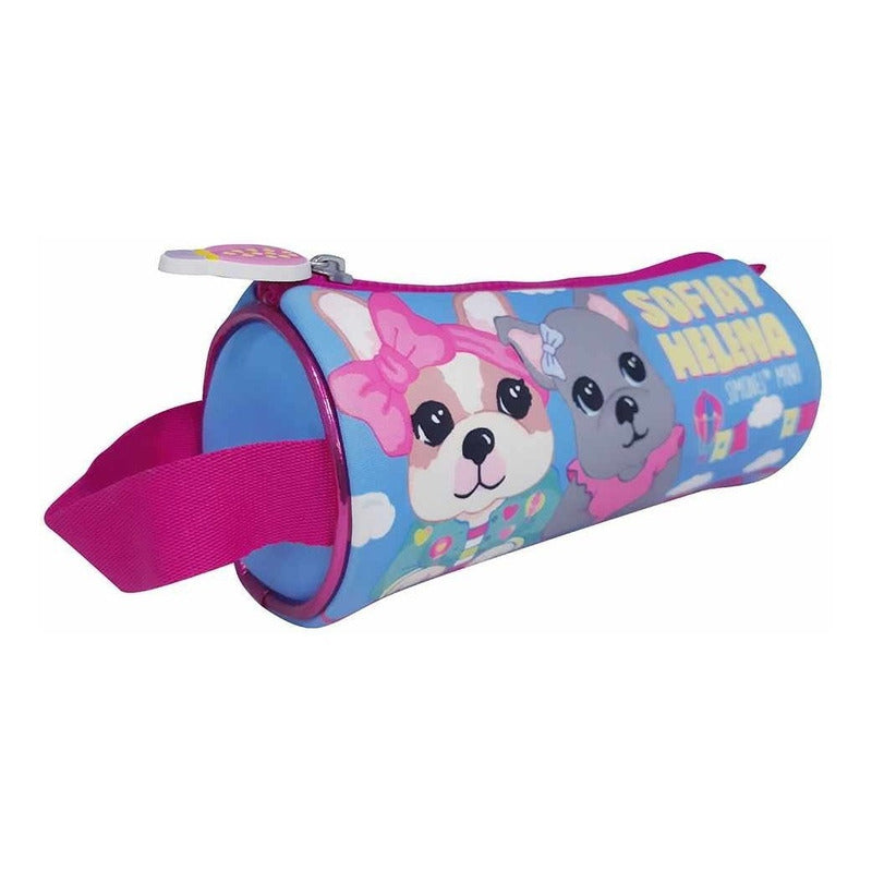 Simones Cartuchera Tubo 1 Cierre Neoprene Si036 Original