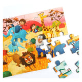 Rompecabezas Jungla Piezas Madera Tooky Toy Ft730