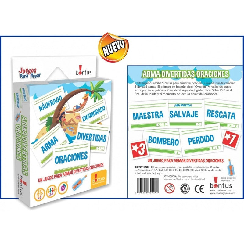 Arma Oraciones Juego De Mesa Original Bontus