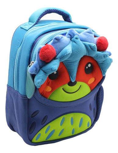 Mochila Espalda Animalito Para Jardín 11'' Fl210 Funny Land