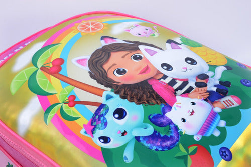 Mochila De Espalda Gabby Dollhouse Lic. Original 16'' 35206