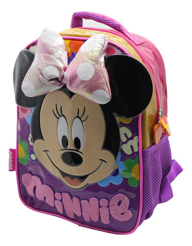 Mochila De Espalda Minnie Km092 Disney Original 12''