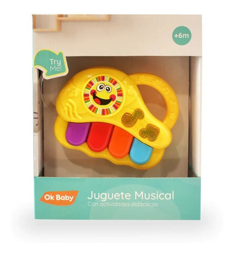 Pianito Con Actividades Juguete Con Luces Sonidos Ok Baby