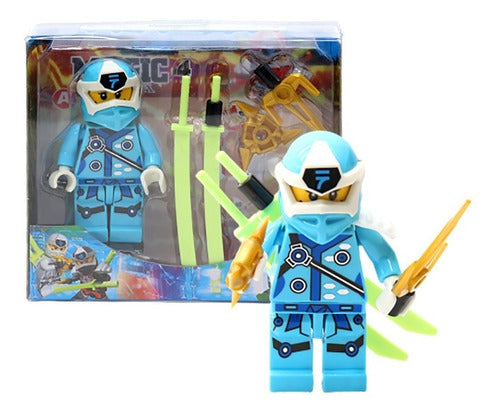 Muñeco Figura Ninja Magic 4 Articulada 7,5cm 200573