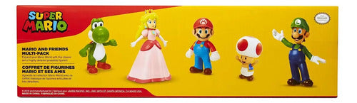 Muñeco Super Mario Y Amigos Set X5  Figuras 7cm 40504