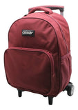 Mochila Escolar Cresko Unique Linea One Con Carro Color Rojo Diseño De La Tela Liso