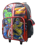 Mochila Con Carro Avengers Vengadores Sp589 Original 18''