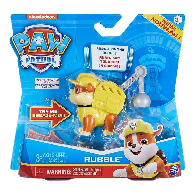 Paw Patrol Figura Con Frases Patrulla Canina Original 16600