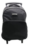 Mochila Con Carro Negro Liso 16'' Ck660 Original Cresko