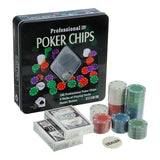 Set De Poker 100 Fichas Con 2 Mazos Poker Chips Jw074