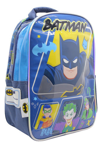 Mochila Espalda Jardin Batman Lj098 Dc Original 12''