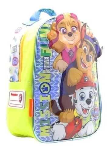 Mochila Paw Patrol Espalda 12p Jardín Pw107 Cresko