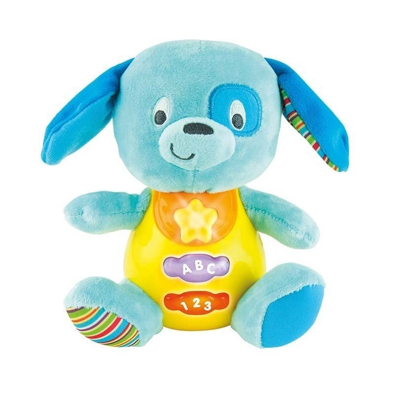 Peluche Interactivo Perrito Con Luz Y Sonido 0686 Winfun