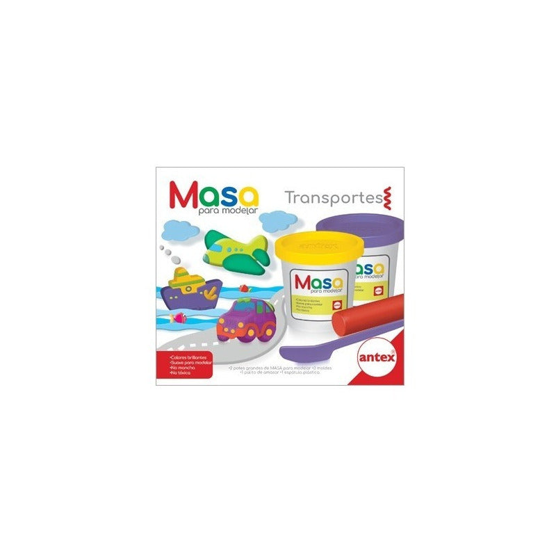 Masa Para Moldear Modelo Transportes De Antex