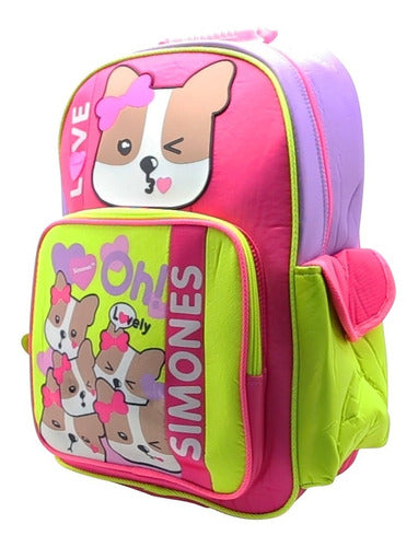 Mochila De Espalda Simones Si098 Original 18''