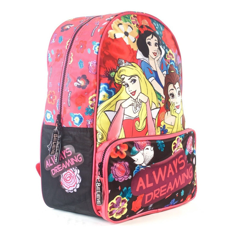 Mochila De Espalda Princessas C/licencia Original 16'' 81265
