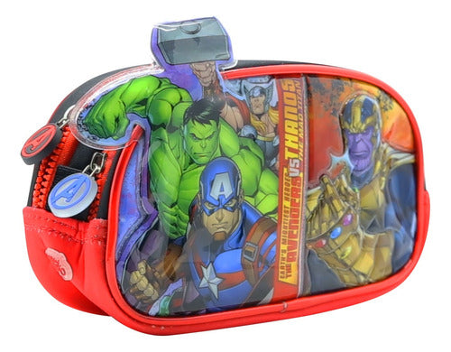 Avengers Cartuchera Canopla 2 Cierres Original Cresko Sp867