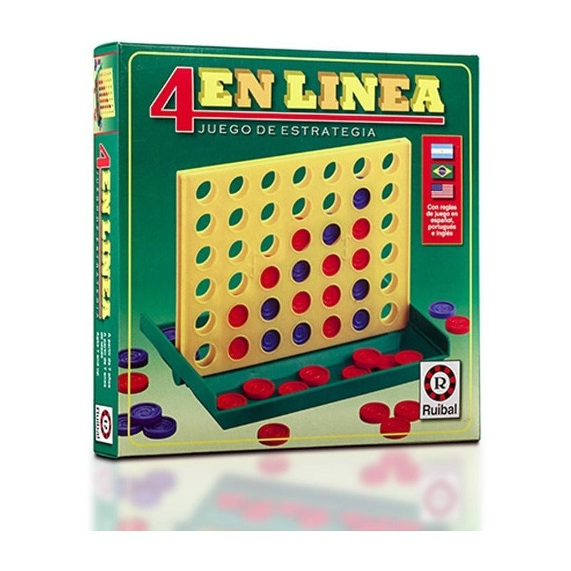 4 En Linea Juego De Estrategia Original De Ruibal