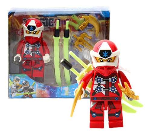 Muñeco Figura Ninja Magic 4 Articulada 7,5cm 200573
