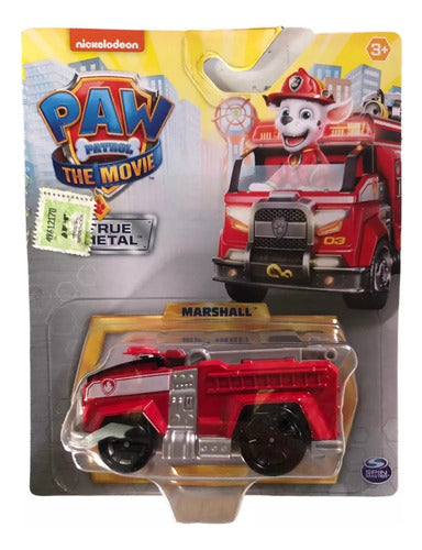 Paw Patrol Mini Vehiculo Metal C/figura Original 16782