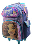Mochila Con Carro Sirenita Ep162 Disney Original 18''