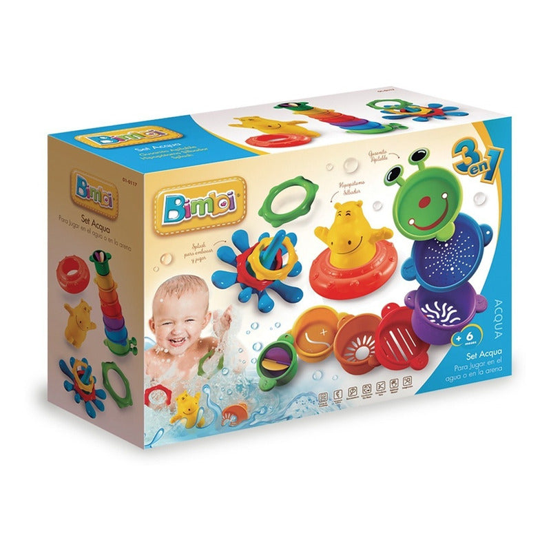 Bimbi Aguua Set Aqua 3 En 1 Para Bebe Original Dimare