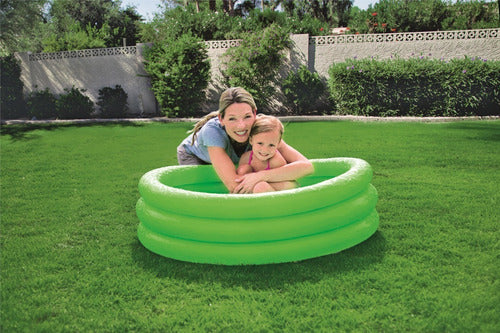 Pileta Inflable Redonda Tres Anillos 102 X25cm 51024 Bestway