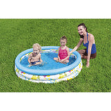 Pileta Inflable Redonda Fondo Del Mar 122x25cm Bestway 51009