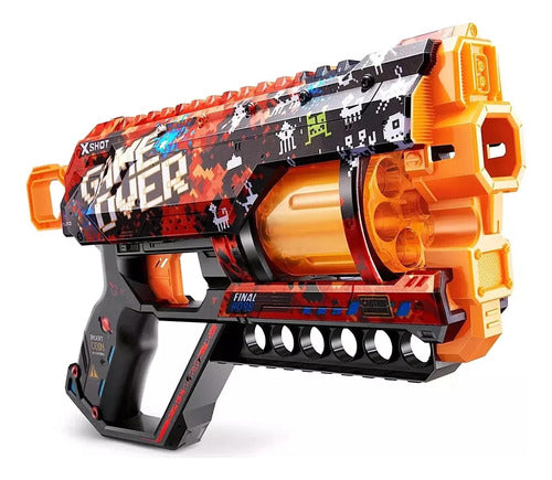 Pistola X-shot Skins Griefer Con Dardos Original Zuru 7326