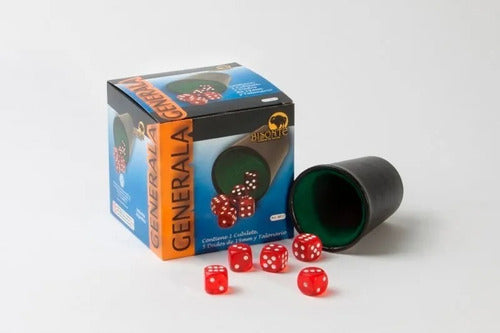 Generala Cubilete Dados 19mm Con Talonario 9817 Bisonte