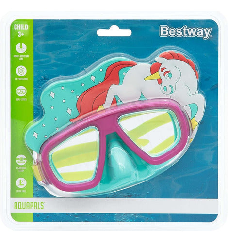 Mascara De Buceo Animalitos Infantil Bestway 22064