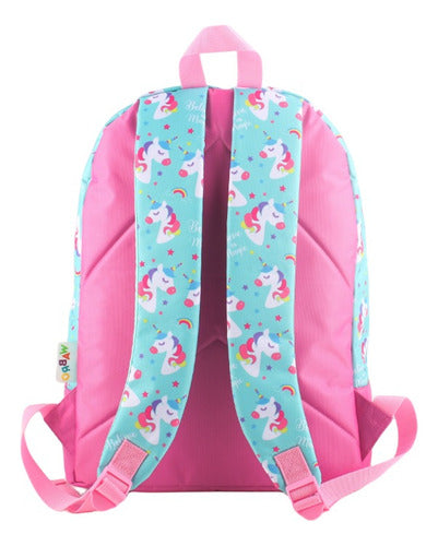 Mochila De Espalda Unicornio 17'' Wabro 11054
