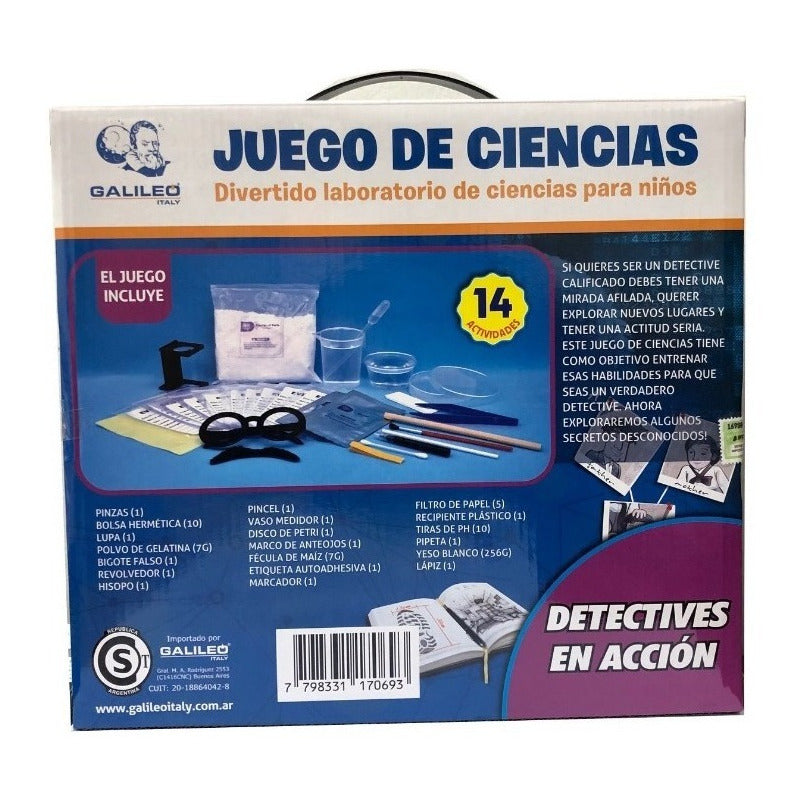 Juego De Ciencias Detectives En Accion Galileo