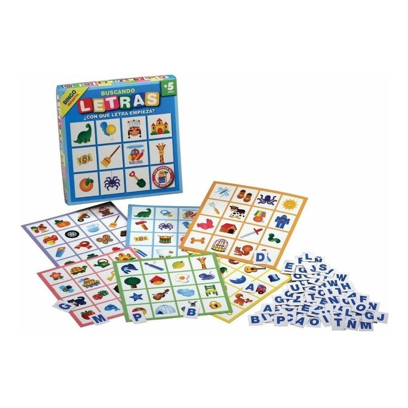 Buscando Letras Bingo Infantil Original Ruibal
