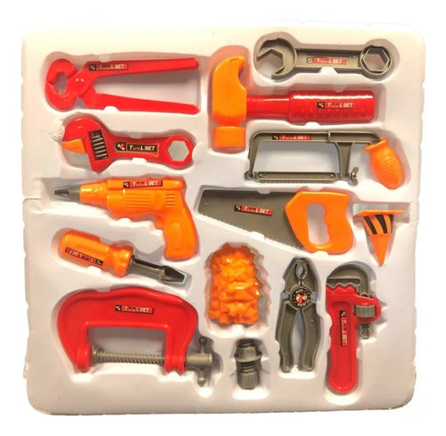 Mega Set De Herramientas Juego Didactico Con Casco 50747
