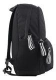 Mochila De Espalda Urbana 17'' Wabro 11039 Color Negro Diseño De La Tela Lisa