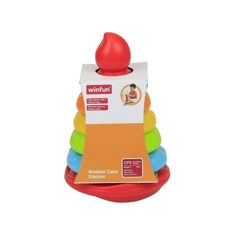 Aros Apilables Dulce Pastel Juguete Didactico Winfun 0774