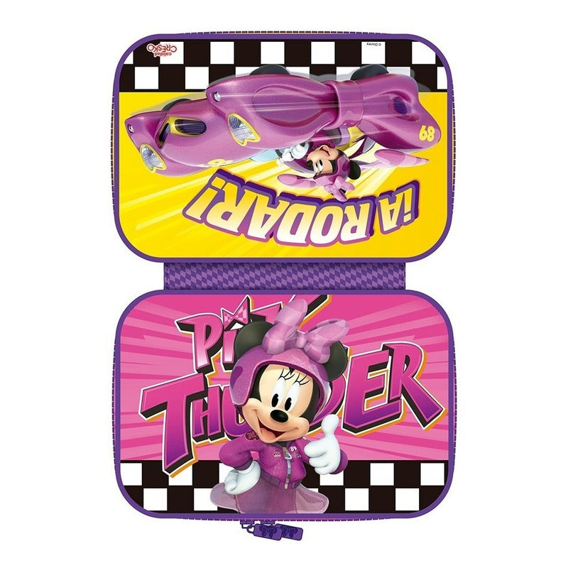 Cartuchera Minnie 1 Cierre Goma Eva Km954 Original