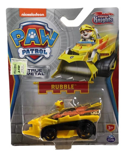 Paw Patrol Mini Vehiculo Metal C/figura Original 16782