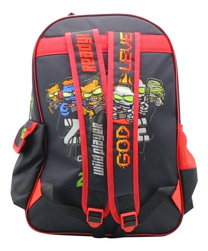 Mochila Espalda Ultra Zombie Om119 Original 18''
